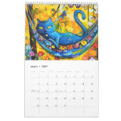 Bunte Katzen – Moderner Kunstkalender 2026 Kalender (Mär 2027)