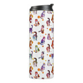 Bunte Katzen Thermosbecher (Nach links gedreht)