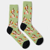 Bunte Katzensocken Socken (Rechts)
