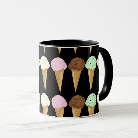 Bunte Kegel Tasse (VorderseiteRechts)