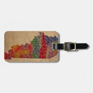 Bunte Kentucky-Landkreis-Kunst Gepäckanhänger