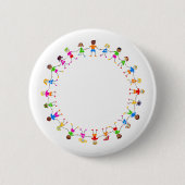 Bunte Kinder Button (Vorderseite)