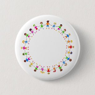Bunte Kinder Button