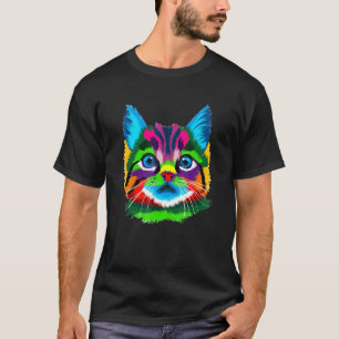 Bunte Kitten Adoption Süße Katze für Kätzchen T-Shirt