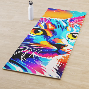 Bunte Kitty-Starre Yogamatte
