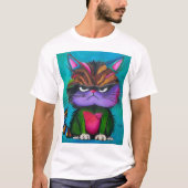 Bunte KItty T-Shirt (Vorderseite)
