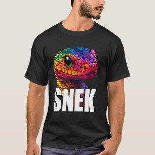 Bunte Klapperschlange Snek Schlangenliebhaber Herp T-Shirt