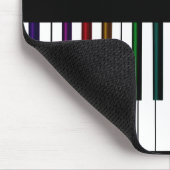 Bunte Klavier-Tastatur-Musik-Mausunterlage Mousepad (Ecke)