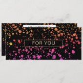 BUNTE KLECKSE BUSINESS CERTIFICATE (Vorne/Hinten)