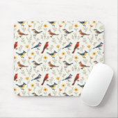 Bunte kleine Vögel Mousepad (Mit Mouse)