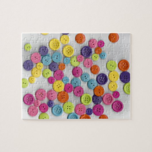 Bunte Knöpfe hier Puzzle (Horizontal)