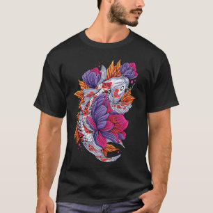 bunte Koi-Fische T-Shirt
