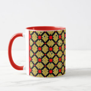 Bunte Kombitasse mit lebendigem Design" Tasse