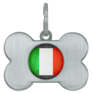 Bunte Kontrast-Italiener-Flagge Tiermarke