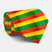 Bunte Kontrast-Litauer-Flagge Krawatte (Gerollt)