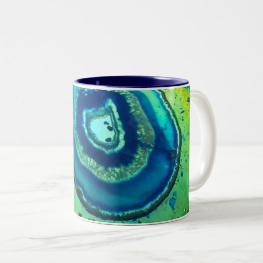 Bunte Kosmos-Tasse #1 Zweifarbige Tasse (VorderseiteRechts)