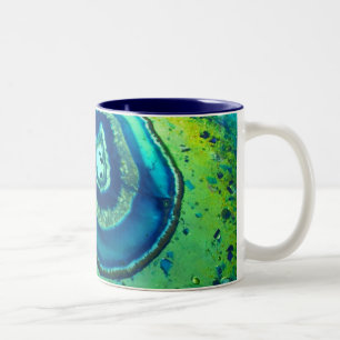 Bunte Kosmos-Tasse #1 Zweifarbige Tasse