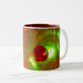 Bunte Kosmos-Tasse #2 Zweifarbige Tasse (VorderseiteRechts)