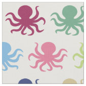 Bunte Krake Stoff (Nahaufnahme)