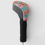 Bunte Krankenpflegerin Floralmuster (1) Golf Headcover (angewinkelt)