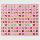 Bunte Krapfen Geschenkpapier (Flach)