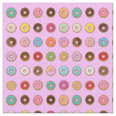 Bunte Krapfen Stoff (Nahaufnahme)