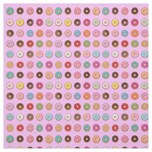 Bunte Krapfen Stoff (Muster)