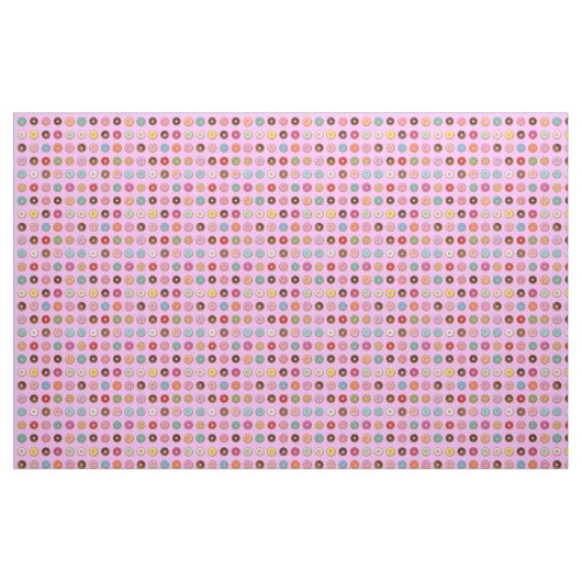 Bunte Krapfen Stoff (Fat Quarter (45,7 x 55,9 cm))