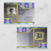 Bunte Kräuselungs-kleines transparentes Visitenkarte (Vorne/Hinten)