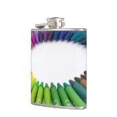 Bunte Kreidekrebse Flachmann (Links)