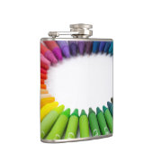 Bunte Kreidekrebse Flachmann (Rechts)