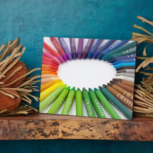 Bunte Kreidekrebse Fotoplatte (Seite)