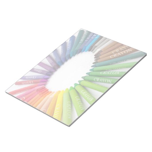 Bunte Kreidekrebse Notizblock (angewinkelt)