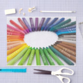 Bunte Kreidekrebse Seidenpapier (Handwerk)