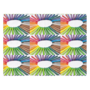 Bunte Kreidekrebse Tischdecke