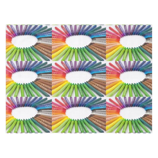 Bunte Kreidekrebse Tischdecke (Vorderseite (Horizontal))