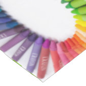 Bunte Kreidekrebse Tischdecke (Schrägansicht)