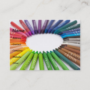 Bunte Kreidekrebse Visitenkarte