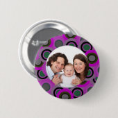 Bunte Kreise/Foto Button (Vorne & Hinten)