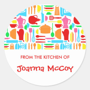 Bunte Küche von der Küche der Aufkleber