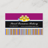 Bunte Kuchen-Bäckerei Visitenkarte (Vorderseite)