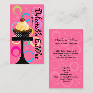 Bunte Kuchen-Bäckerei Visitenkarte