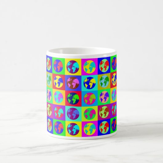 Bunte Kugeln Kaffeetasse (Mittel)