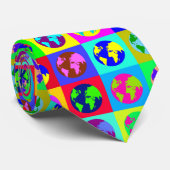 Bunte Kugeln Krawatte (Gerollt)