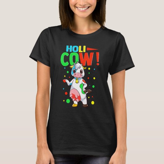 Bunte Kuh T-Shirt (Vorderseite)
