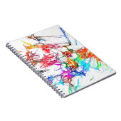 Bunte Kunst Notizblock (Rechte Seite)