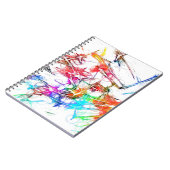 Bunte Kunst Notizblock (Linke Seite)