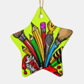 Bunte Kunst-Versorgungen Keramik Ornament (Links)