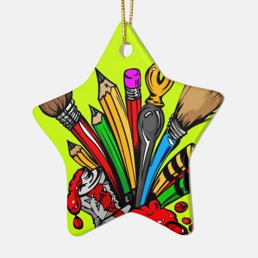 Bunte Kunst-Versorgungen Keramik Ornament (Links)