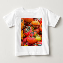 Bunte Kürbis Baby T-shirt